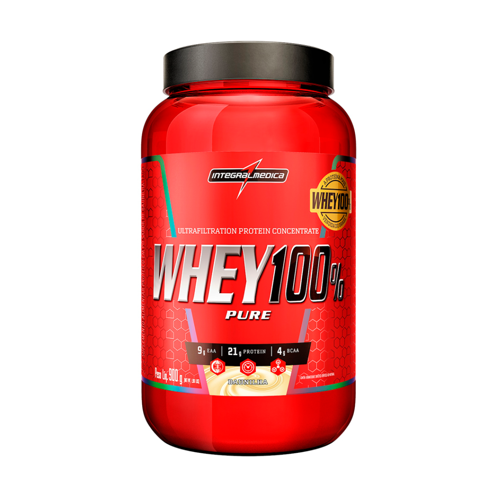 Imagem de destaque do produto Whey 100% Pure 900gr (Integral)