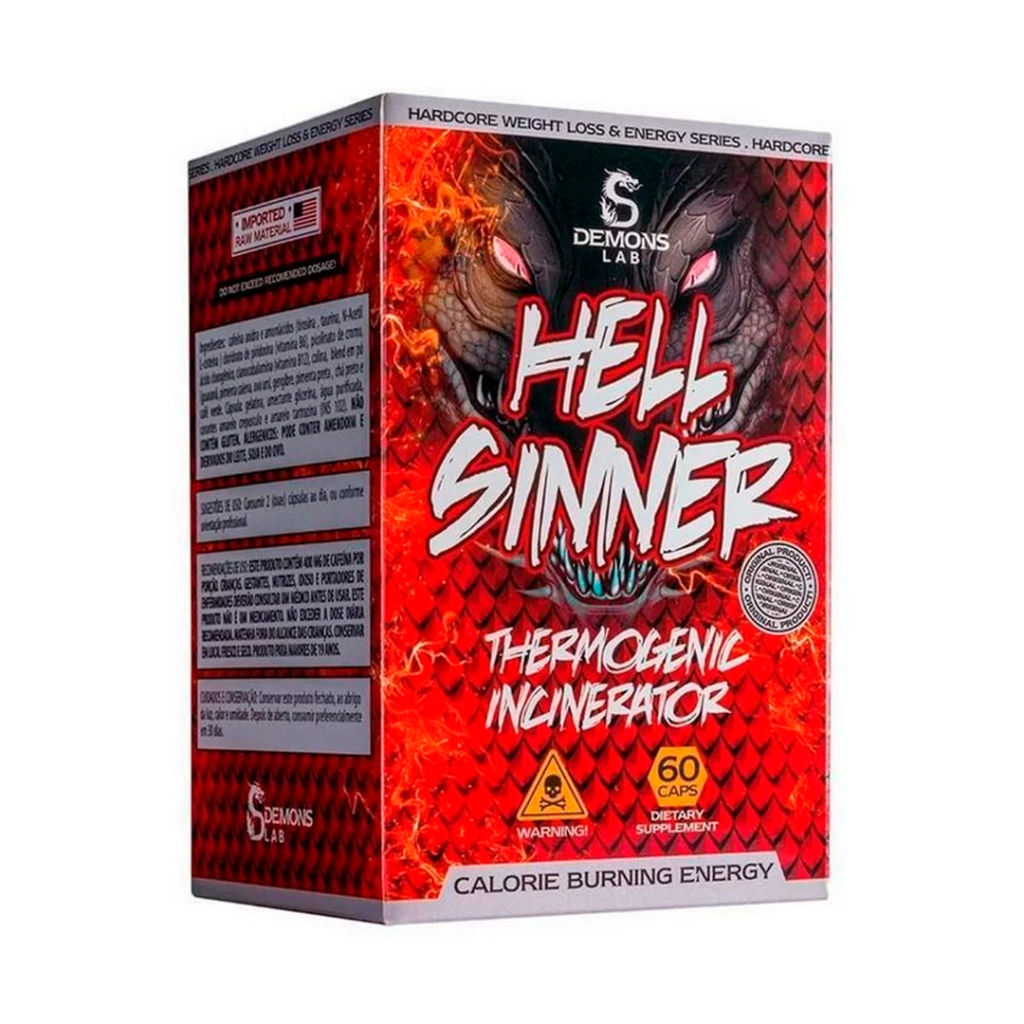 Imagem de destaque do produto Demons lab- Hell Sinner Termogenic 60 caps