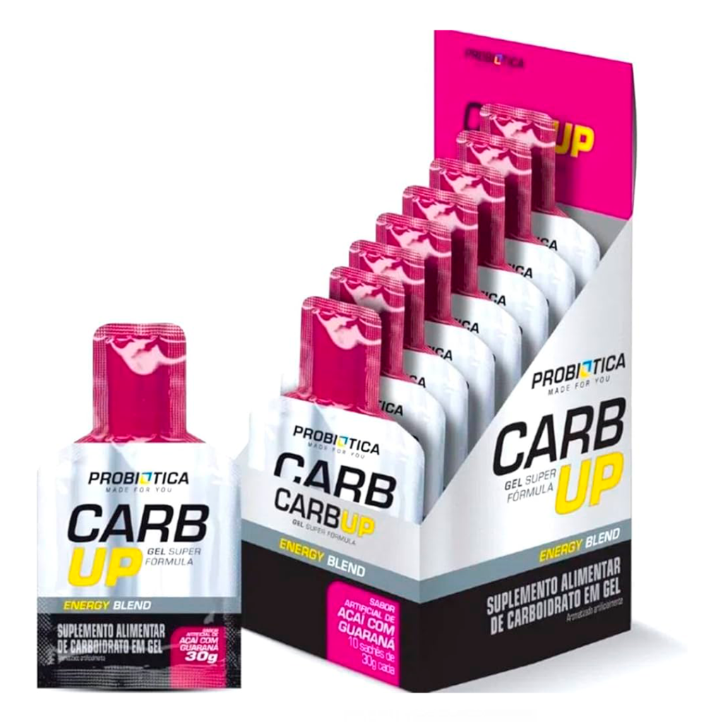 Imagem de destaque do produto CARB UP GEL SUPER FORMULA CX10 PROBIOTICA